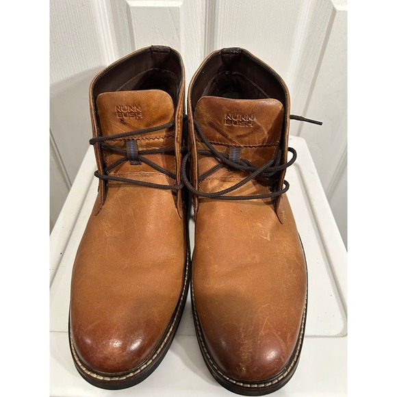 Nunn Bush Brown Leather Dress Boots Men\'s 11 Brogue main image 6